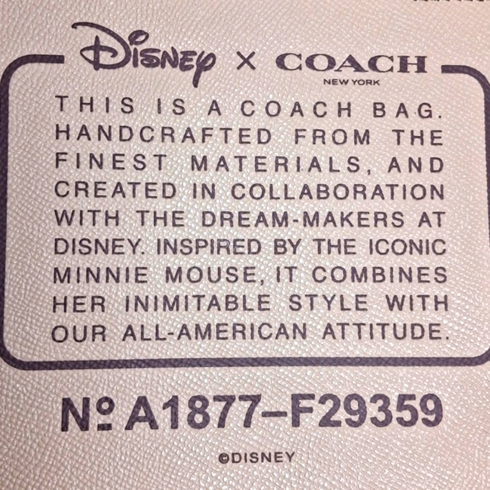 Coach X Disney Safiano Leather Clutch Pouch - Picture 2 of 16